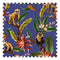 Monkey Business Fabric in Deep Blue