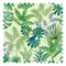 Hopping Mad Fabric in Jungle Greens and Cobalt Blues