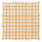 Criss Crossed Fabric in Pink, Orange and Green on Cream