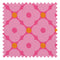Hello Petal Fabric in Pink, Raspberry and Orange Fizz