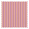 Fruit Salad Pinstripe Fabric in Multicoloured on Pink