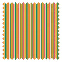 Fruit Salad Pinstripe Fabric in Multicoloured on Mustard