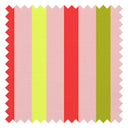 Candy Stripe Stitch Fabric in Candy Pink, Green Apple and Poison Apple
