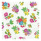 A Stitch in Time Fabric in Multicoloured on Double Cream
