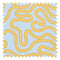 Dotty as a Squiggle Fabric in Sky Blue and Yellow
