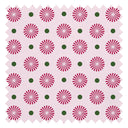 Forest Flora Fabric in Hot Pink on Sweet Pink