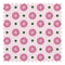 Forest Flora Fabric in Hot Pink on Sweet Pink