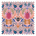 Sacred Scarabs Fabric in Hot Pink on Sweet Pink