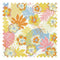 Tropical Treat Fabric in Yellow, Blue and Orange