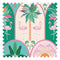 Flamazing Flamingo Fabric in Pinks, Greens and Orange