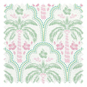Tropical Vibes Fabric in Pink and Mint