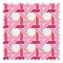 Rattan Resort Fabric in Candy Pink and Red