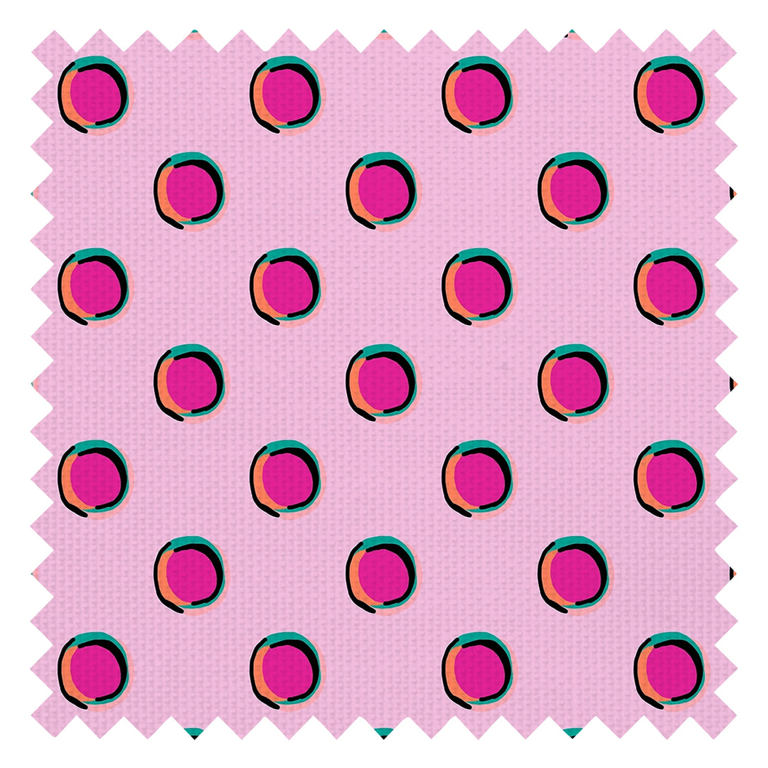Splotch Fabric in Candy Pink