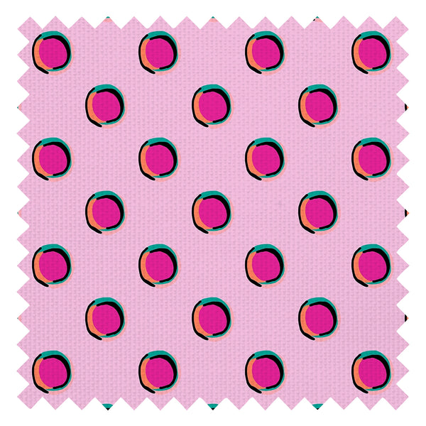 Splotch Fabric in Candy Pink