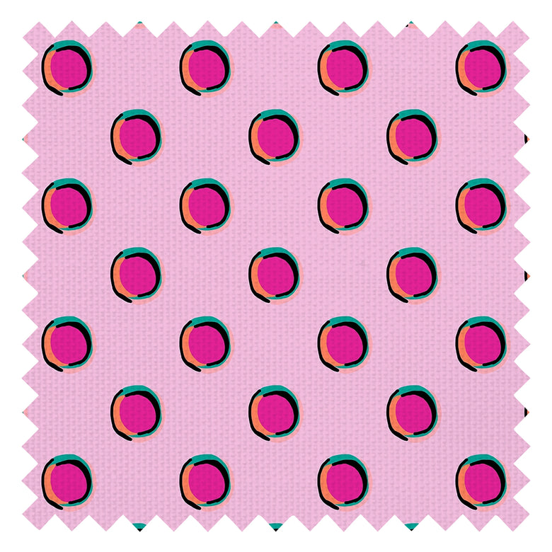 Splotch Fabric in Candy Pink