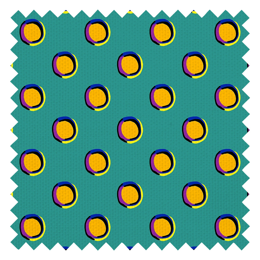 Splotch Fabric in Teal