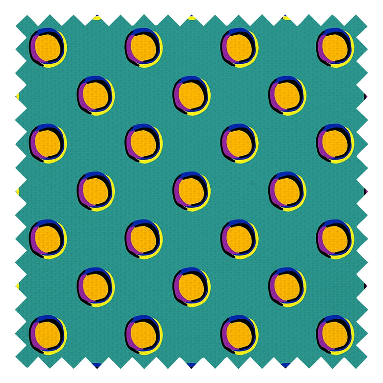 Splotch Fabric in Teal