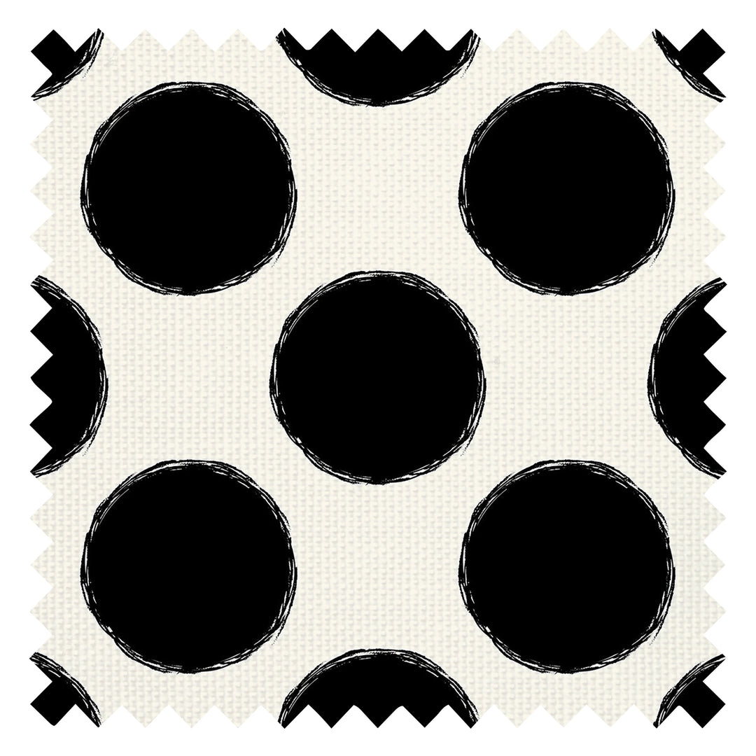 Cruella's Wish Fabric in Black and White