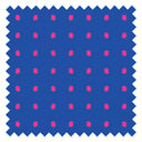 Utterly Dotty Fabric in Hot Pink and Cobalt Blue