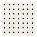Utterly Dotty Fabric in Double Cream and Black