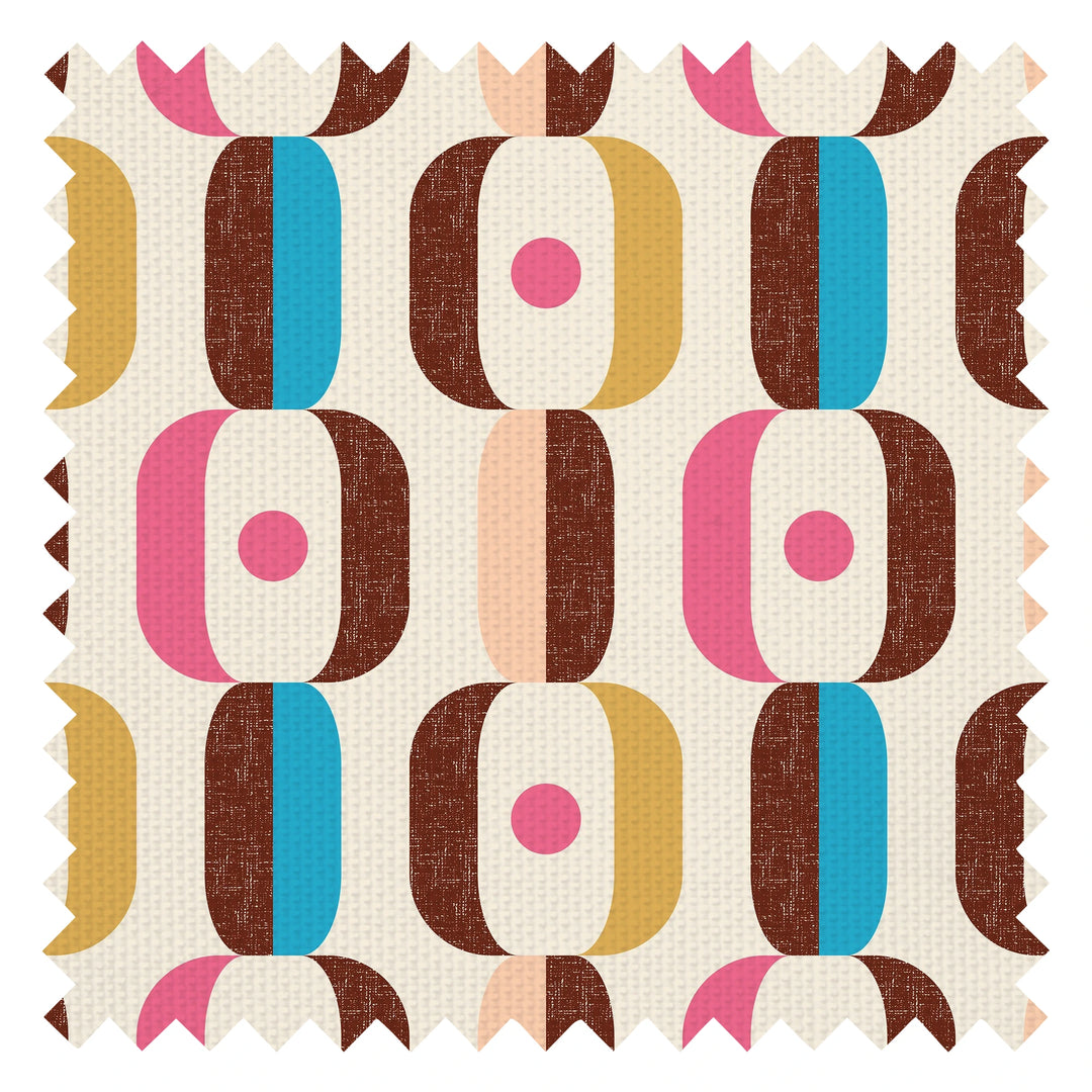 Oval-load Fabric in Double Cream