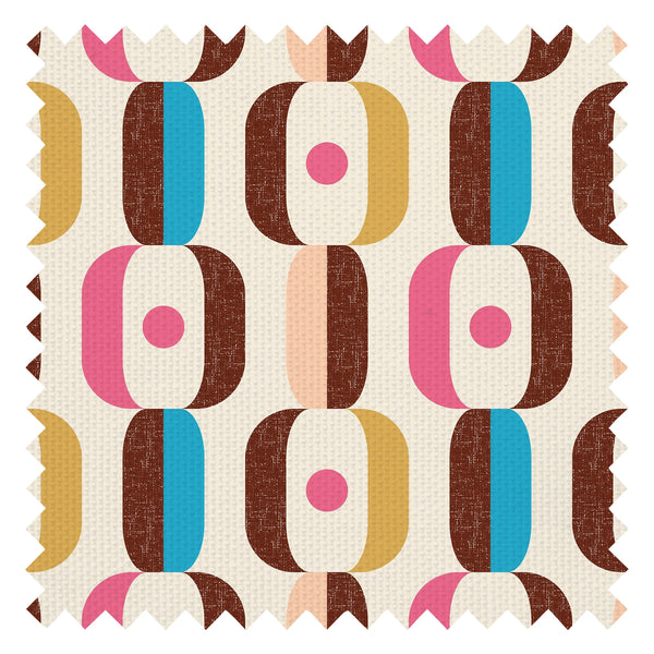 Oval-load Fabric in Double Cream