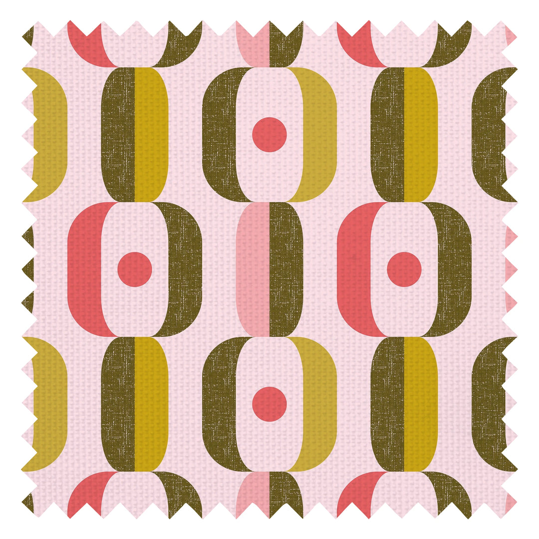 Oval-load Fabric in Candy Pink