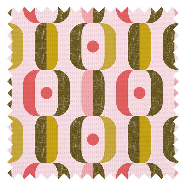 Oval-load Fabric in Candy Pink