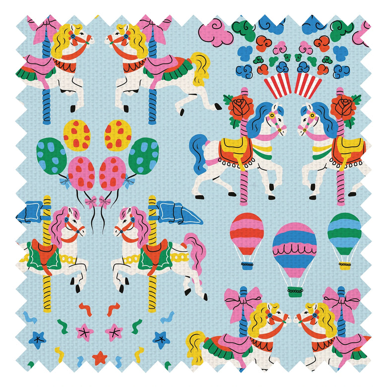 Kaleidocanters Fabric in Brights