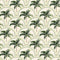 Arch of Palms Wallpaper in Greens on Cream