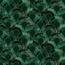 Ariel Wallpaper in Green Marble
