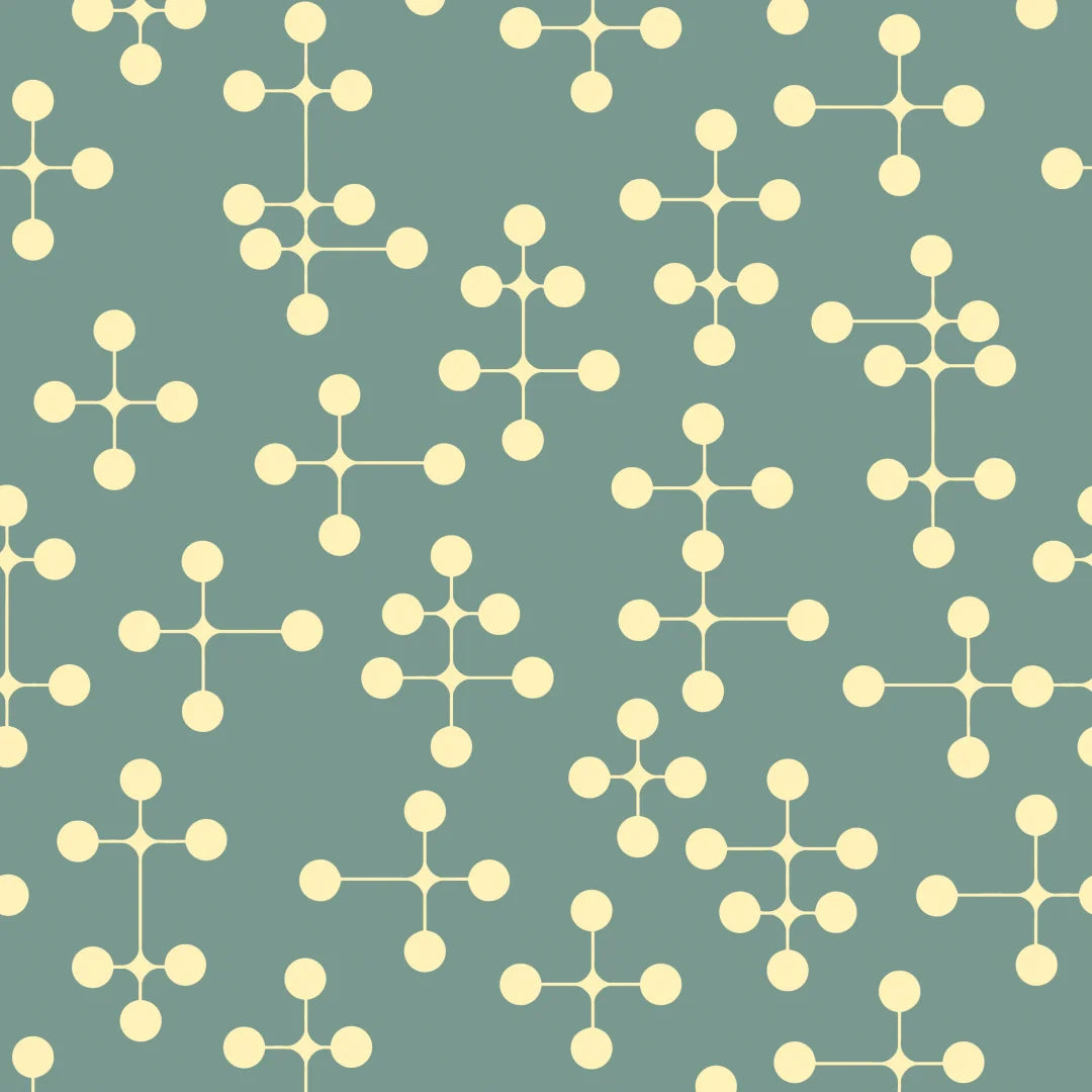 Atomic Dream Wallpaper in Seas the Day and Buttercream Lust Home