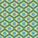 Atomic Teardrop Wallpaper in Blue and Light Green