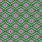 Atomic Teardrop Wallpaper in Candy Pink and Apple Green