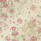 Blooming Bonanza Wallpaper in Green and Raspberry on Cream with Gold Foil