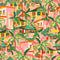 Caribbean Getaway Wallpaper in Sunset Pink