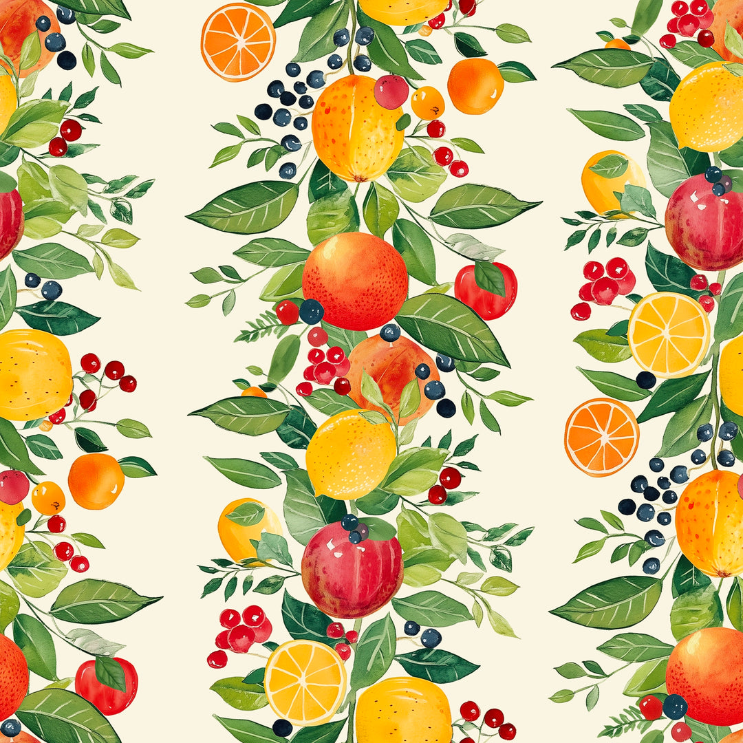 Carmen Wallpaper in Melba Cream