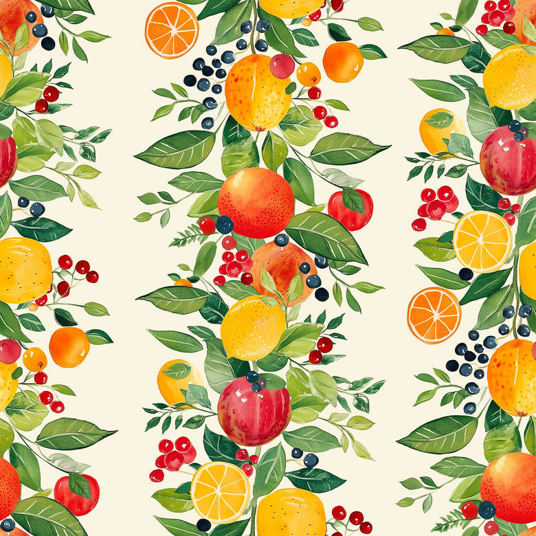 Carmen Wallpaper in Melba Cream