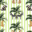 Catching Shade Wallpaper in Lime Green and White