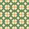 Chain Reaction Wallpaper in Teal and Gold