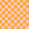 Checkerboard Wallpaper in Pink and Orange