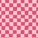 Checkerboard Wallpaper in Pink and Hot Pink