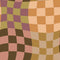 Thumbnail of pyschedelic check wallpaper in retro tones 