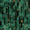 Sample of Chicago Wallpaper in Green Marble