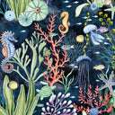 Coral Garden in the shade in Ocean Navy