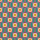 Cosmic Circuitry Wallpaper in Teal and Wine