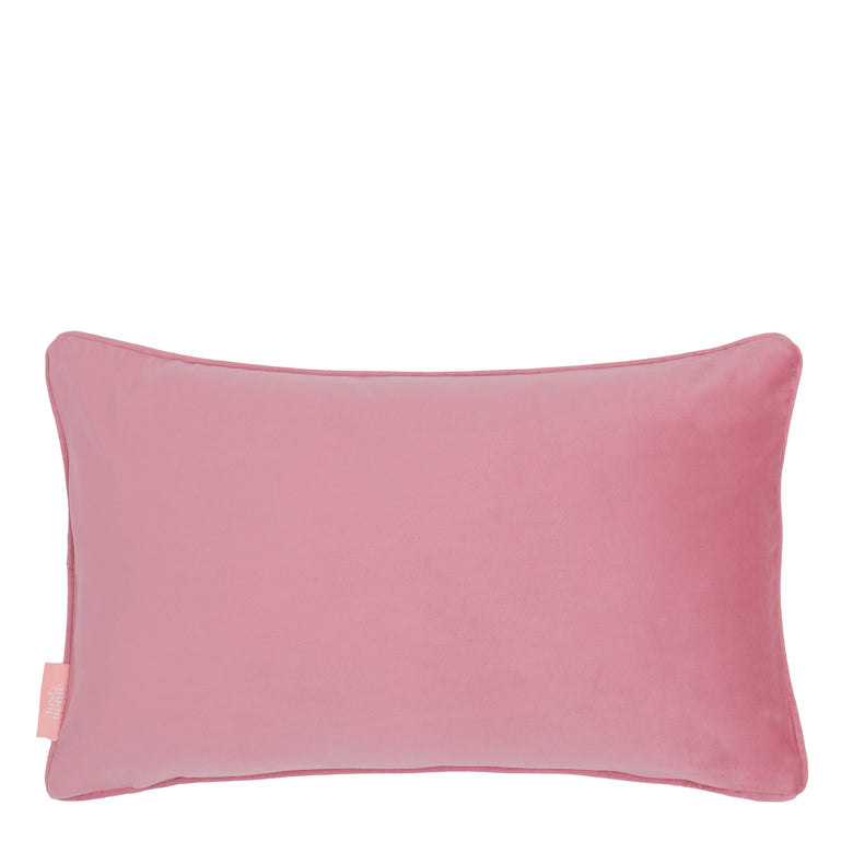 Cottage Garden Bolster Cushion in Sky Blue