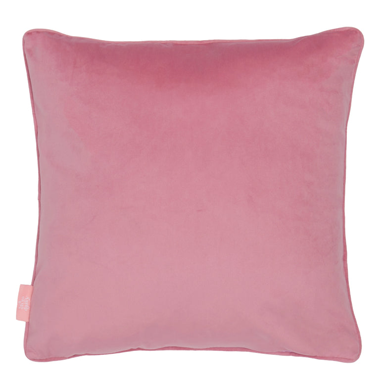 Cottage Garden Square Cushion in Sky Blue