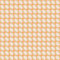 Sample of Criss Crossed Wallpaper in Pink, Orange and Green on Cream