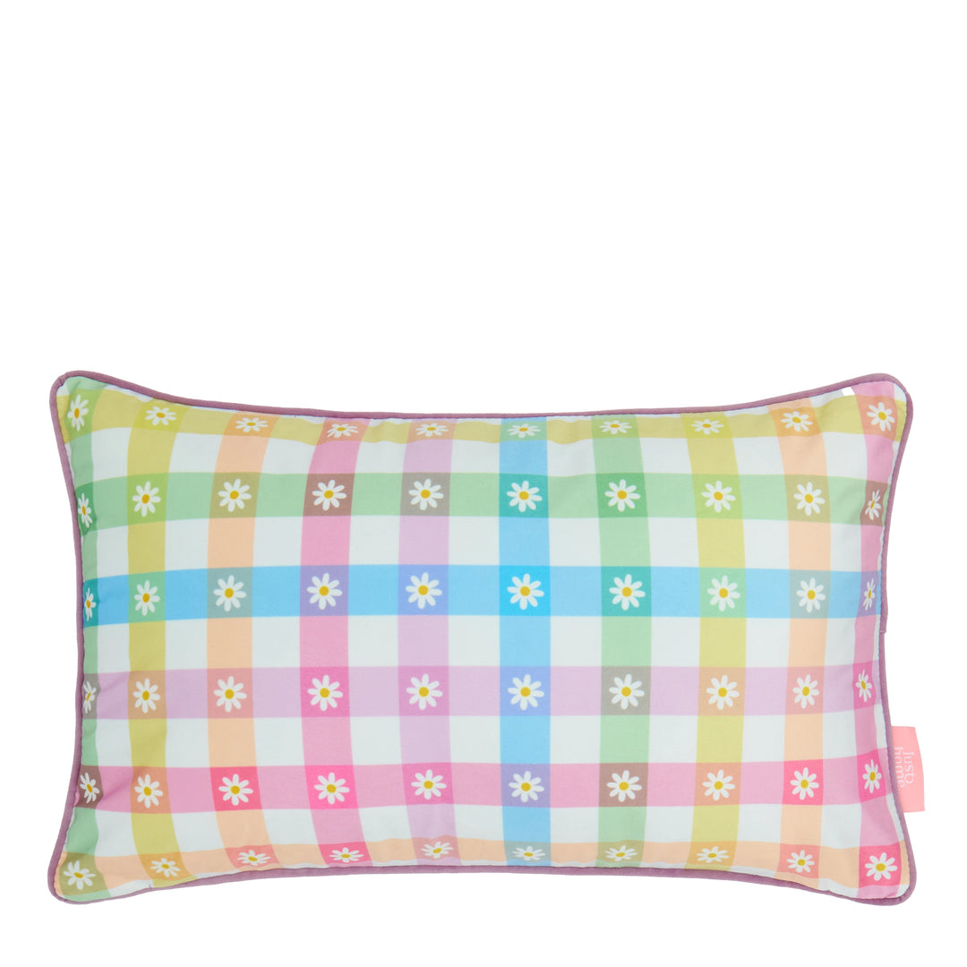 Daisy Days Bolster Cushion in Multicoloured